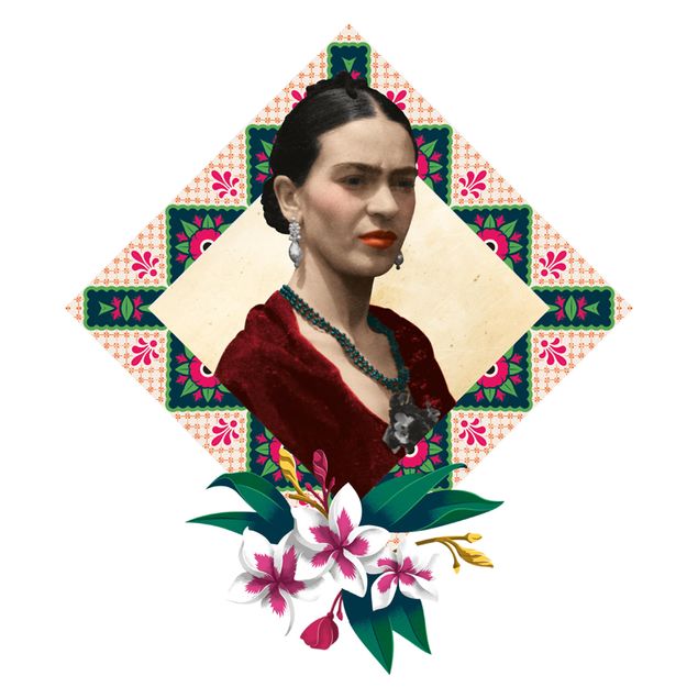 Frida Kahlo Bilder Frida Kahlo - Blumen und Geometrie