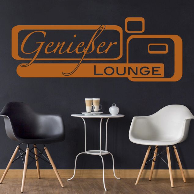 Wandtattoo Sprüche Genießer-Lounge
