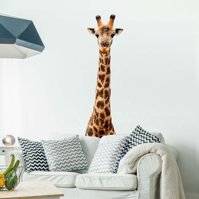 Wandtattoo Giraffenkopf