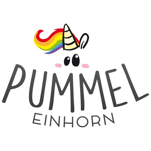Tier Wandtattoo Pummeleinhorn - Logo