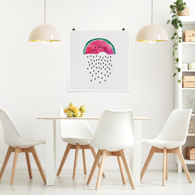 schöne Bilder Wassermelonen Regen