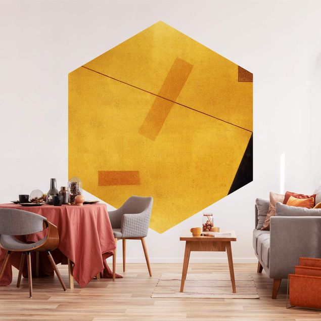 Tapete Hexagon Wassily Kandinsky - Außer Gewicht