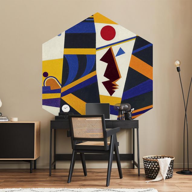 Tapete abstrakt Wassily Kandinsky - Bindung