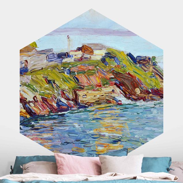 Expressionistische Gemälde Wassily Kandinsky - Bucht Rapallo