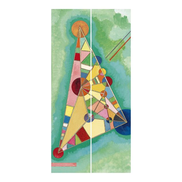 Schiebegardinen Kunstdrucke Wassily Kandinsky - Dreieck