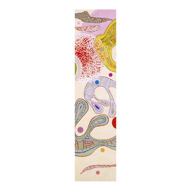 Schiebegardine abstrakt Wassily Kandinsky - Launische Formen