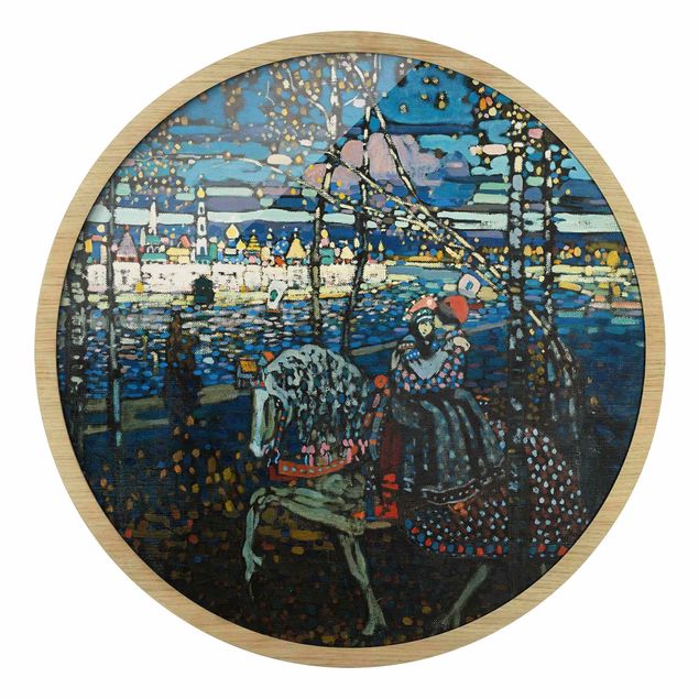 Moderne Bilder mit Rahmen Wassily Kandinsky - Reitendes Paar