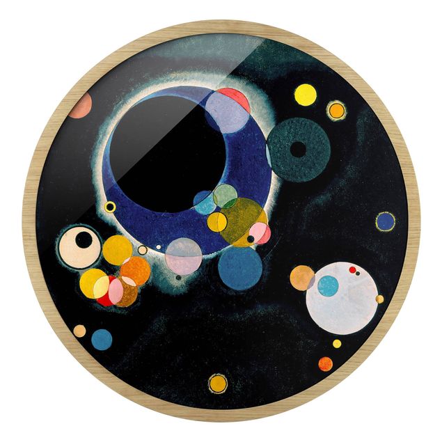Moderne Bilder mit Rahmen Wassily Kandinsky - Skizze Kreise