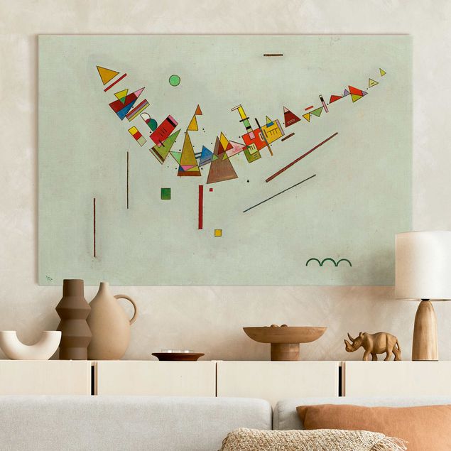 Gemälde abstrakt Wassily Kandinsky - Winkelschwung