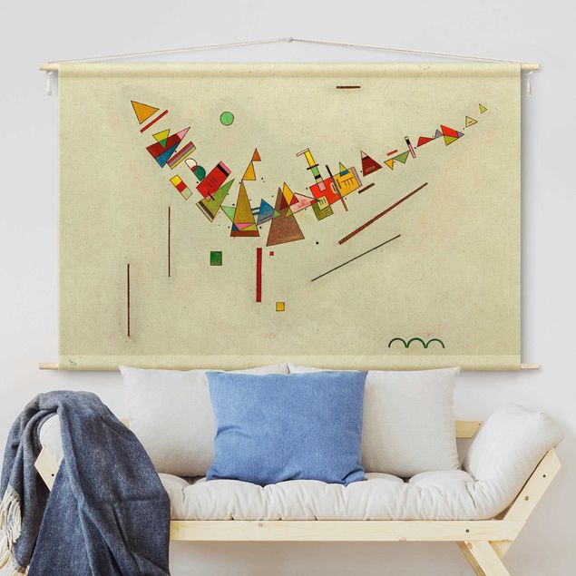 Wandbehang Stoff Wassily Kandinsky - Winkelschwung