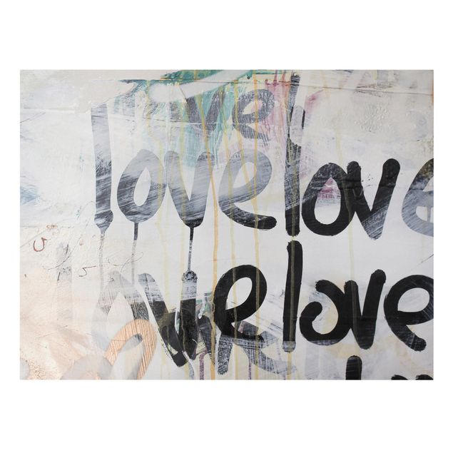 Leinwandbild - We love Graffiti - Querformat - 4:3