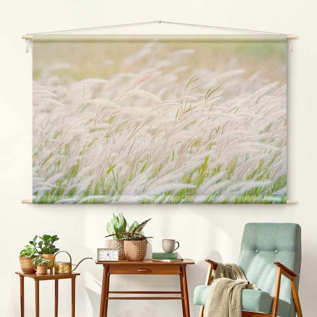 Wandbehang modern Weiche Gräser