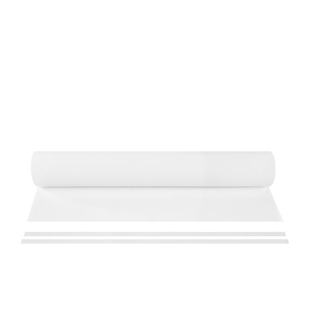 Schiebegardinen Set - Weiße Nigella - Flächenvorhänge