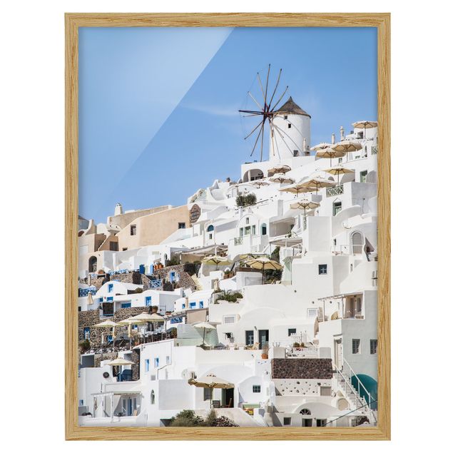 Bilder mit Rahmen Weißes Griechenland