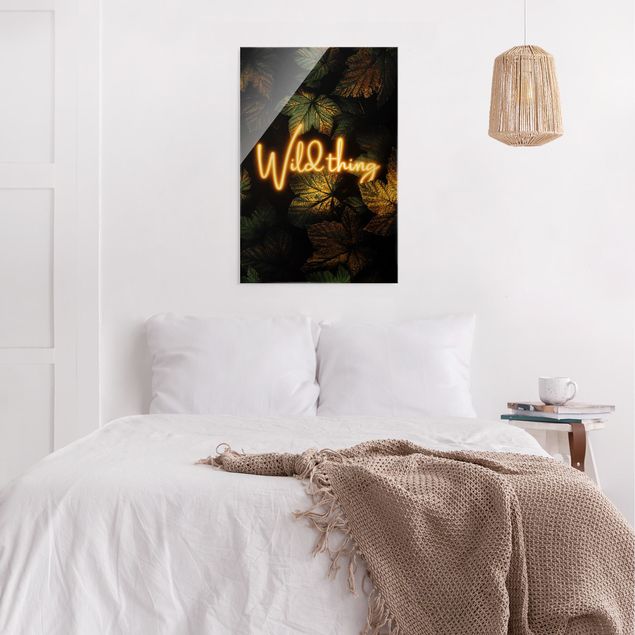 Fredriksson Poster Wild Thing goldene Blätter