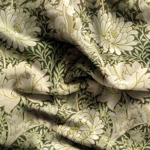 Blickdichte Vorhänge William Morris Muster - Große Blüten