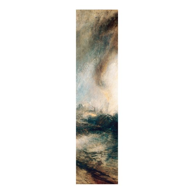 Schiebegardinen Kunstdrucke William Turner - Schneesturm über Meer