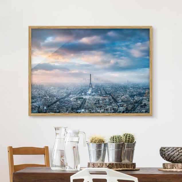Moderne Bilder mit Rahmen Winter in Paris