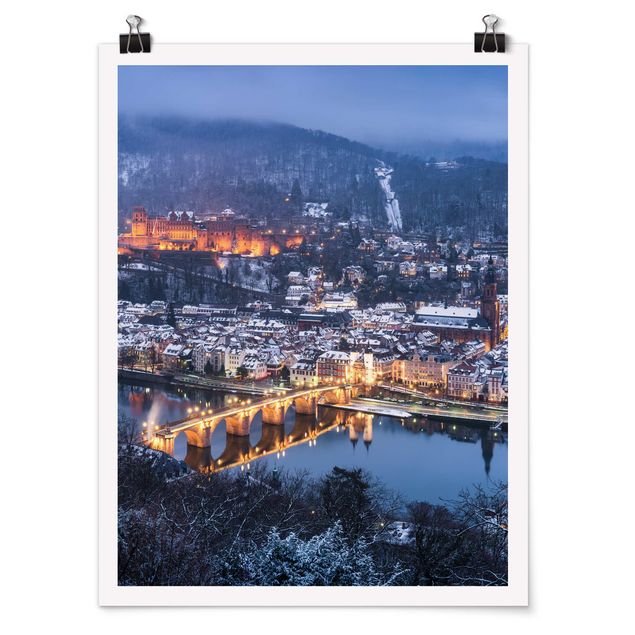 schöne Bilder Winterliches Heidelberg