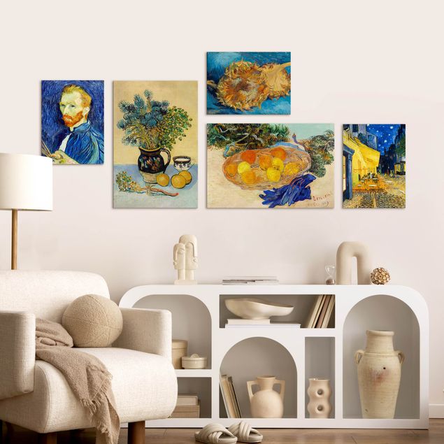 Leinwandbilder Blumen Wir lieben van Gogh