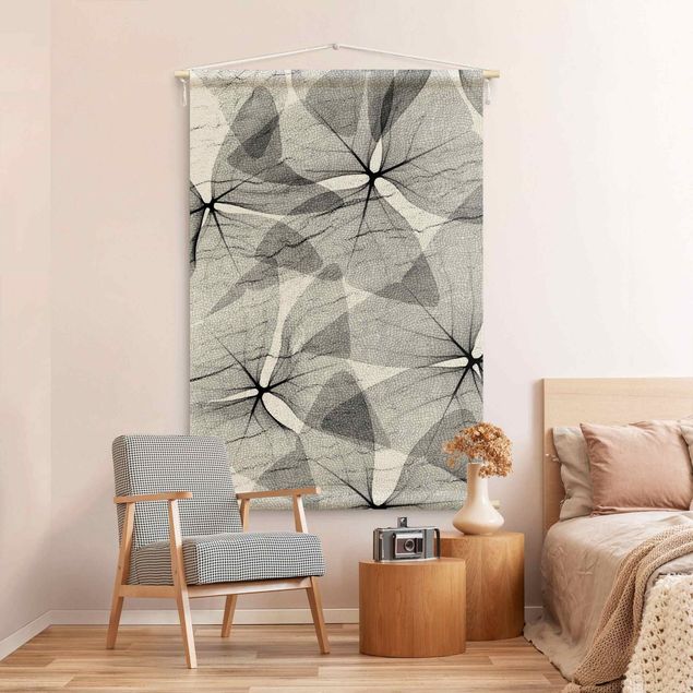 Wandtuch X-Ray - Dreiecksklee mit Textil