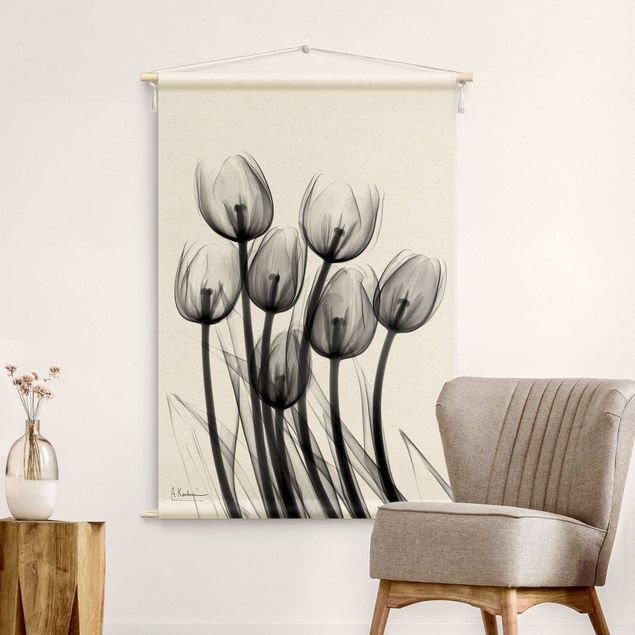 Wandbehang groß X-Ray - Tulpen