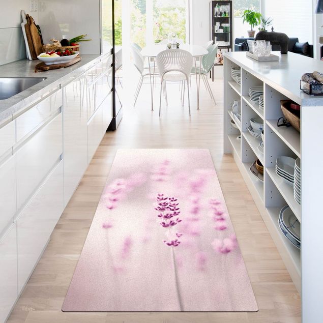 Teppich modern Zartvioletter Lavendel