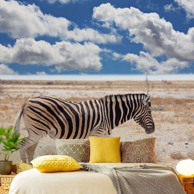 Design Tapeten Zebra in der Savanne