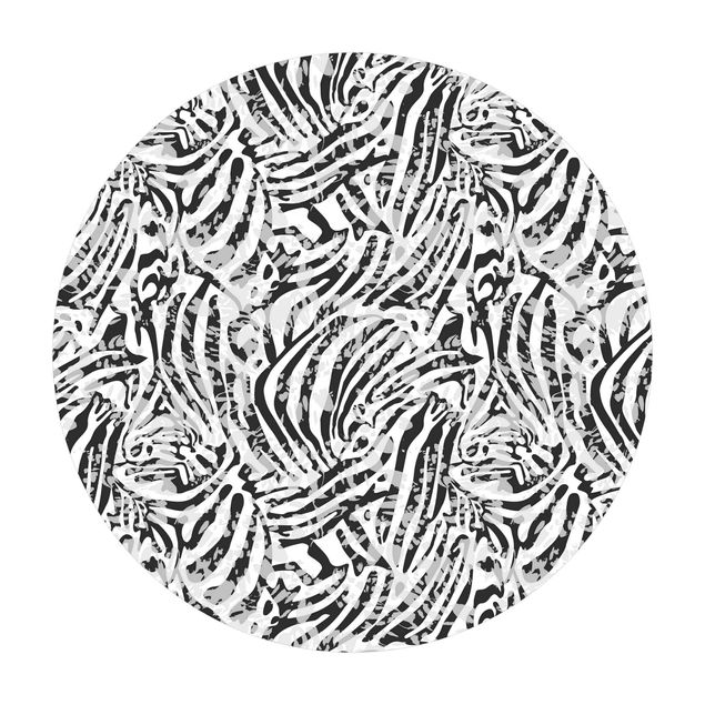Pattern Design Zebramuster in Grautönen